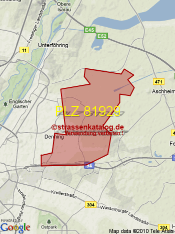 Postleitzahl 81929