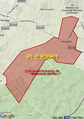 Postleitzahl 82061