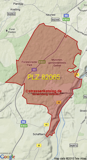 Postleitzahl 82065