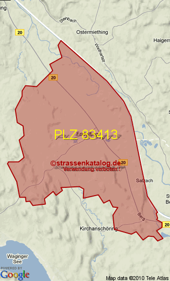 Postleitzahl 83413