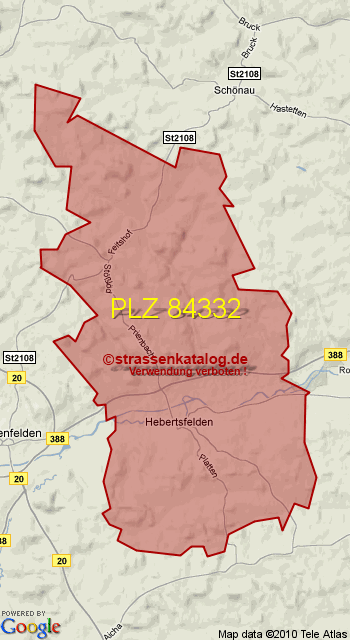 Postleitzahl 84332