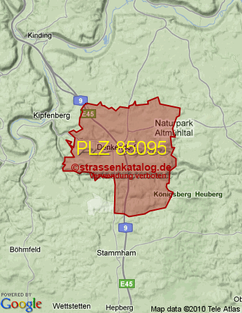 Postleitzahl 85095