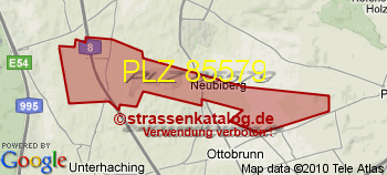 Postleitzahlgebiet 85579 - PLZ