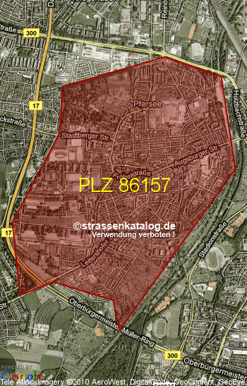 Postleitzahl 86157