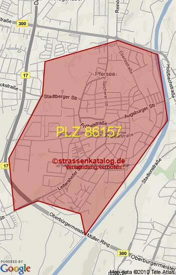 Postleitzahl 86157