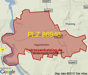 Postleitzahl 86946