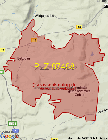 Postleitzahl 87488