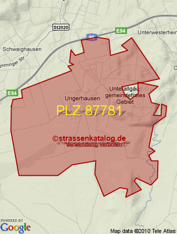 Postleitzahl 87781