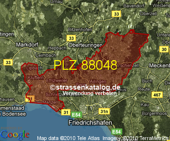 Postleitzahl 88048