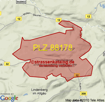 Postleitzahl 88178