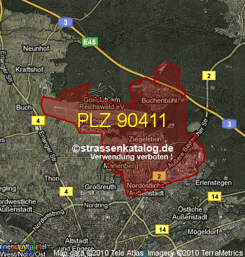 Postleitzahl 90411