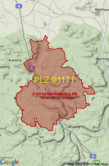 Postleitzahl 91171