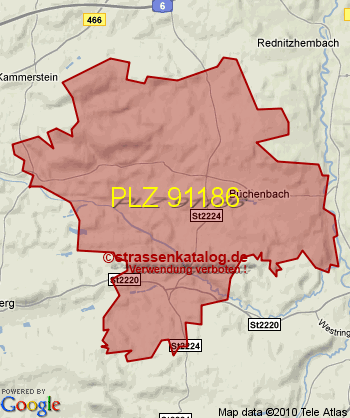 Postleitzahl 91186