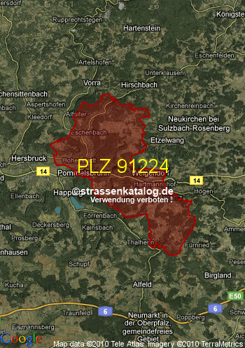 Postleitzahl 91224