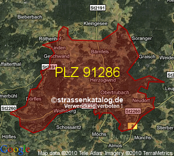 Postleitzahl 91286