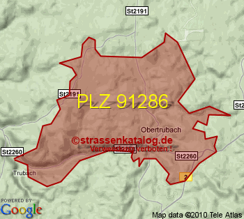 Postleitzahl 91286