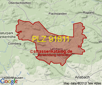 Postleitzahl 91611