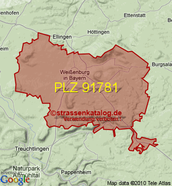 Postleitzahl 91781