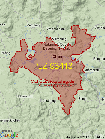 Postleitzahl 93413
