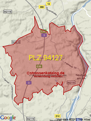 Postleitzahl 94127