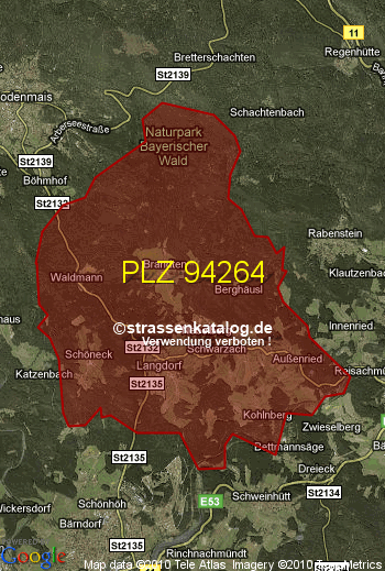 Postleitzahl 94264