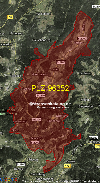 Postleitzahl 96352