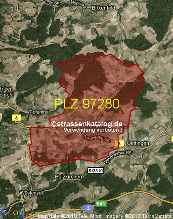 Postleitzahl 97280