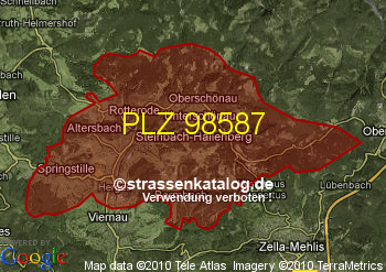 Postleitzahl 98587