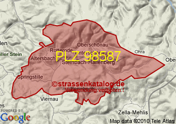 Postleitzahl 98587